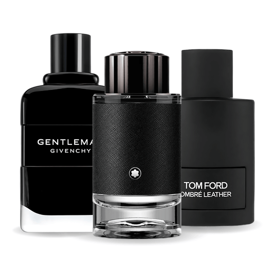 Tom Ford Ombre Leather, Givenchy Gentleman и Montblanc Explorer